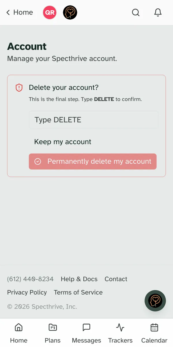 The same step on a phone