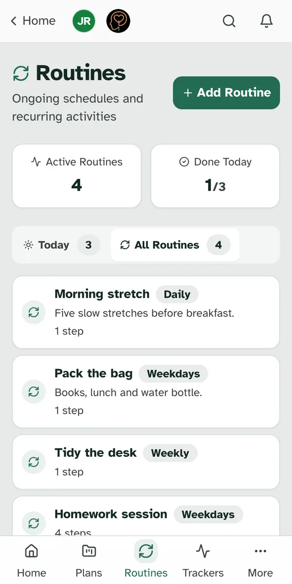 The same page on a phone