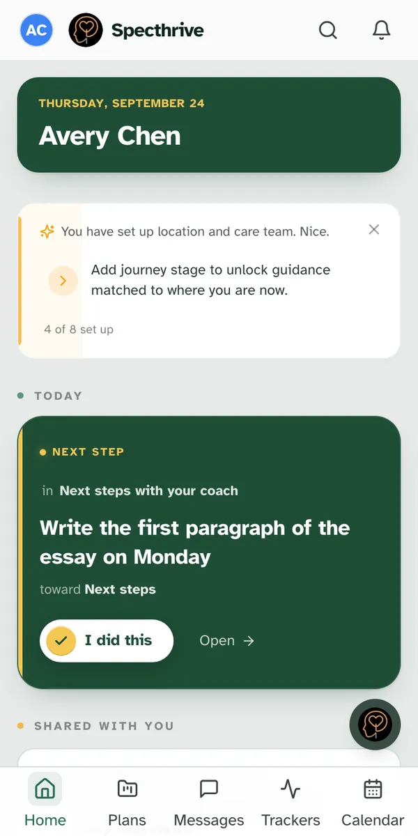 The same home screen on a phone