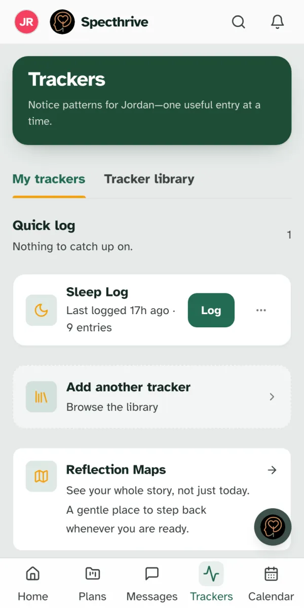 The same list on a phone