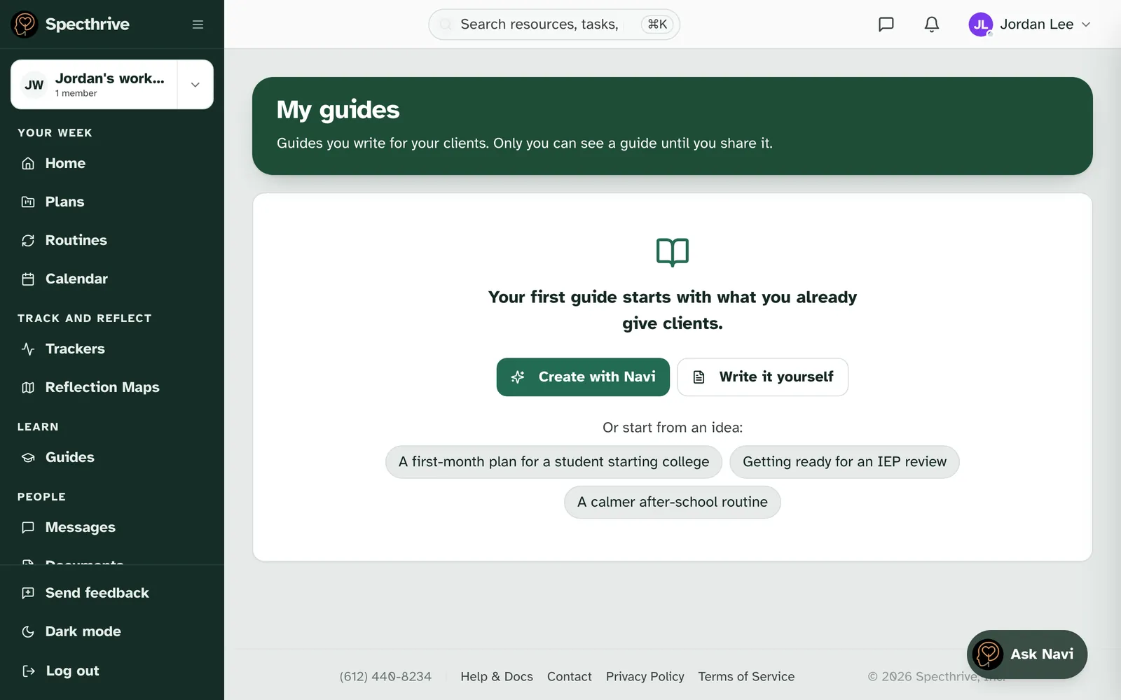 My guides before the first guide, with Create with Navi, Write it yourself and three ideas to start from